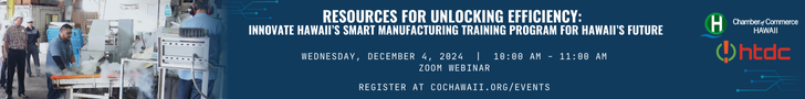 Innovate Hawaii Smart Manufacturing Training Program